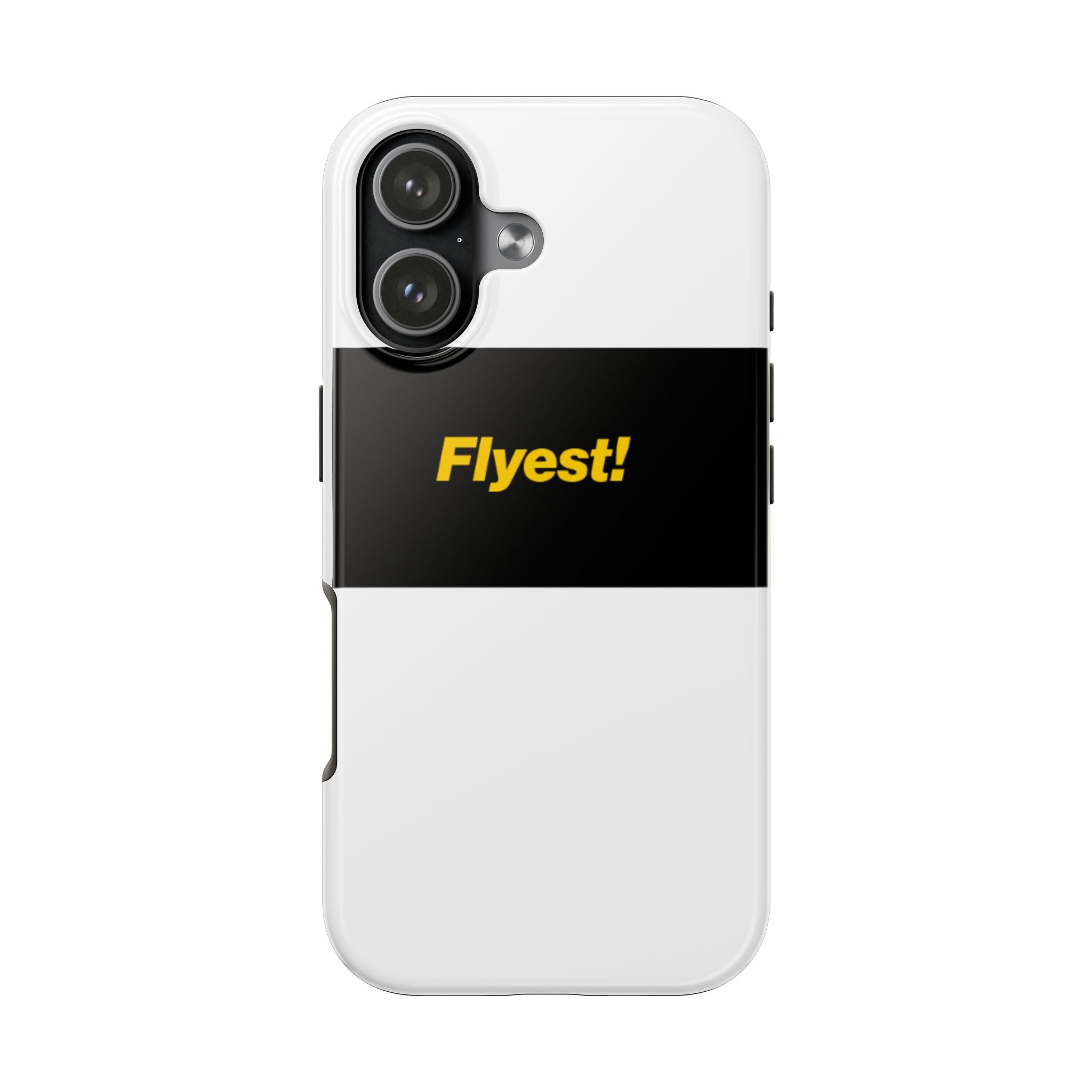 Flyest! Tough Phone Case — Protective iPhone Case with Bold Black & Yellow Logo