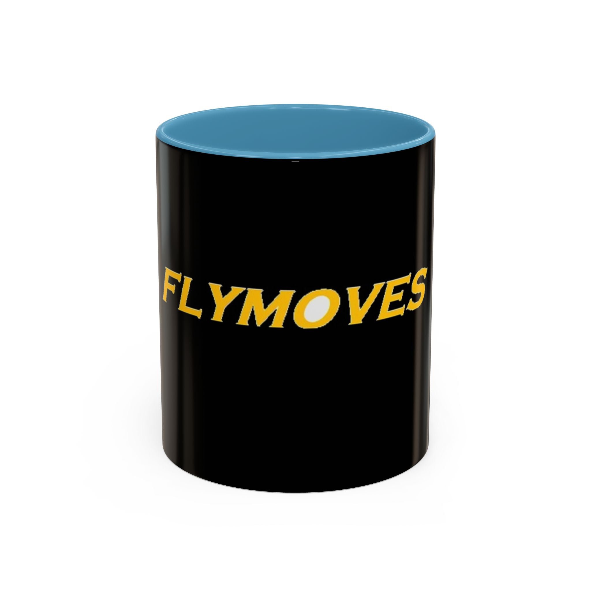 FlyMoves Logo Coffee Mug — Black Accent 11/15oz