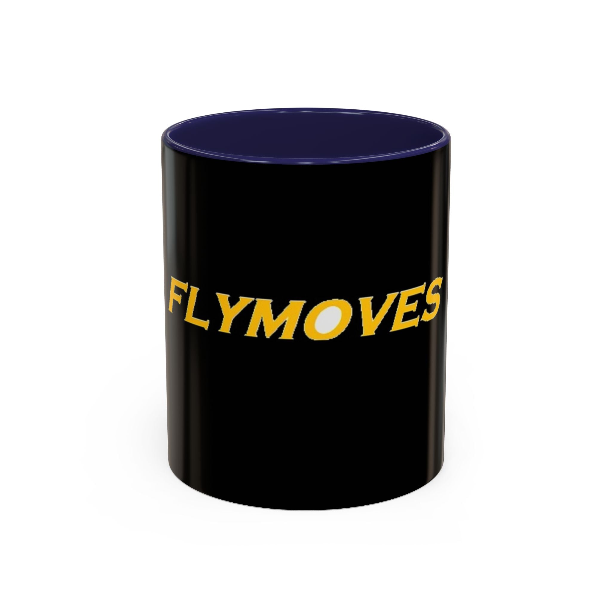 FlyMoves Logo Coffee Mug — Black Accent 11/15oz