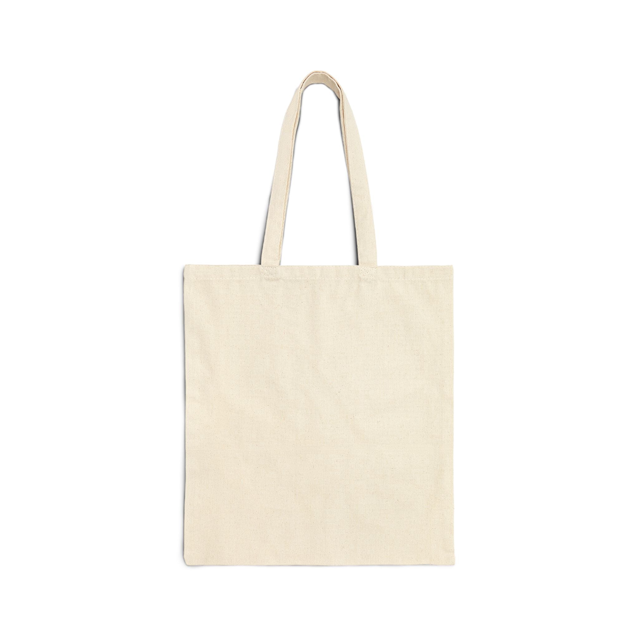 FlyMoves Canvas Tote Bag — Logo Cotton Grocery & Everyday Beach Bag