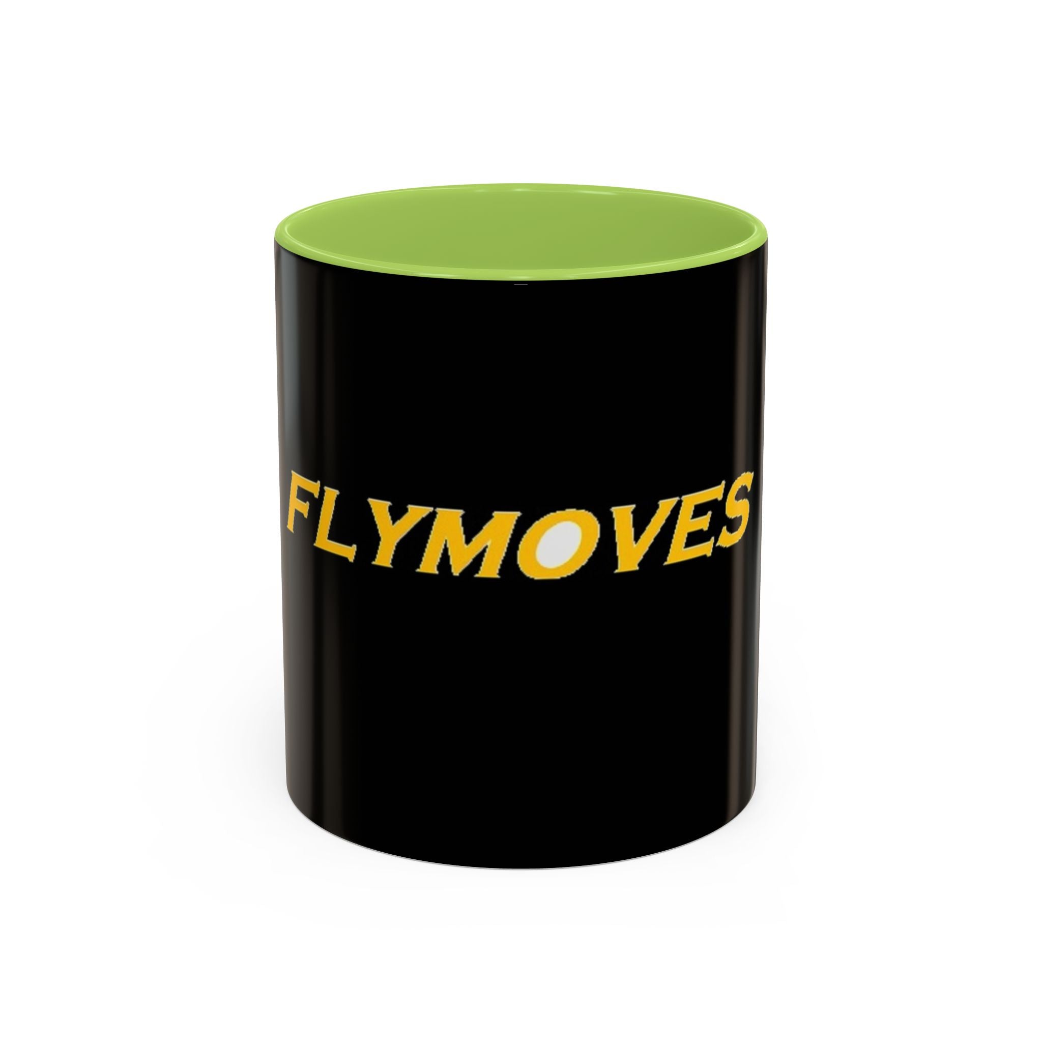 FlyMoves Logo Coffee Mug — Black Accent 11/15oz