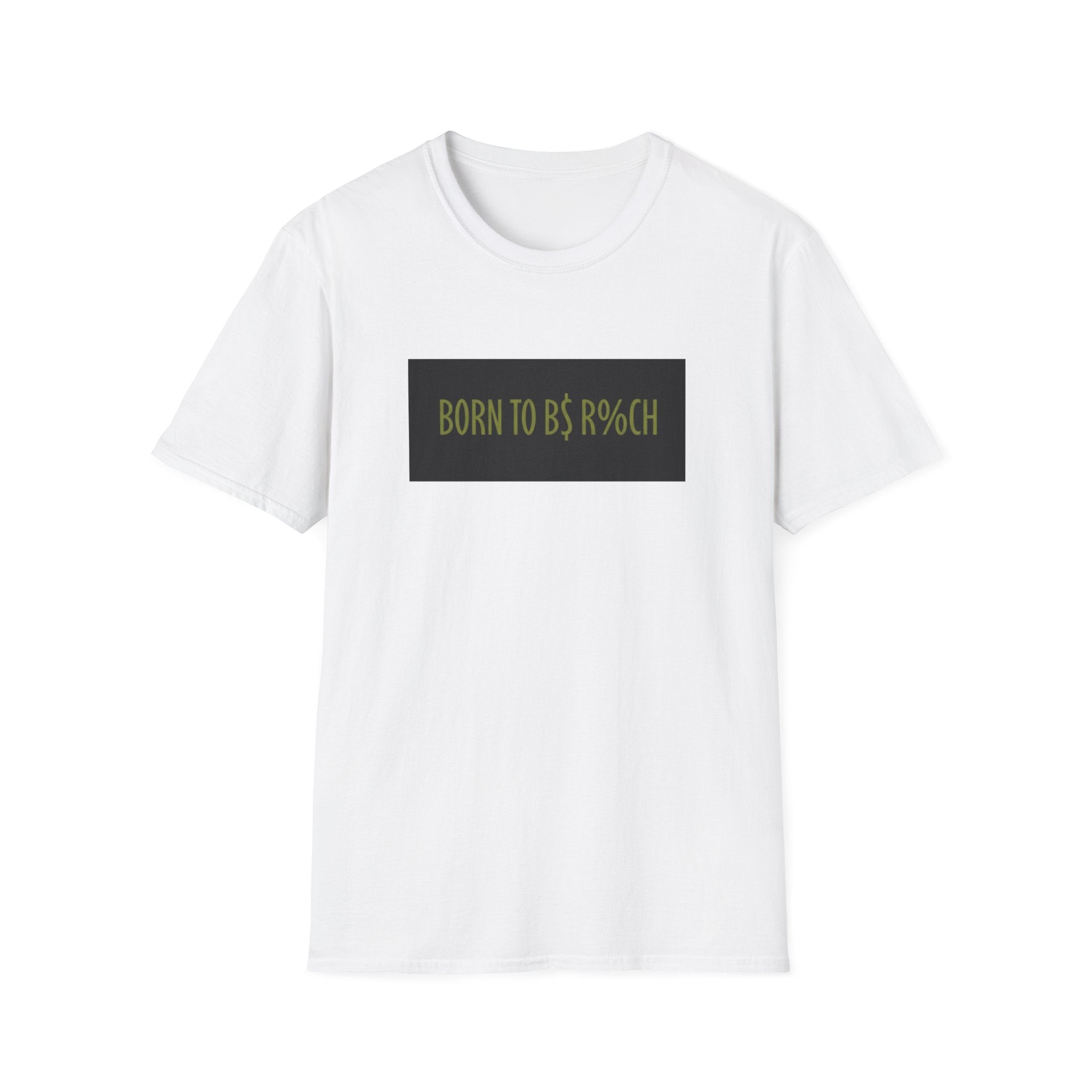 Born to Be R%CH Graphic T-Shirt — Statement Vintage Box Logo Tee