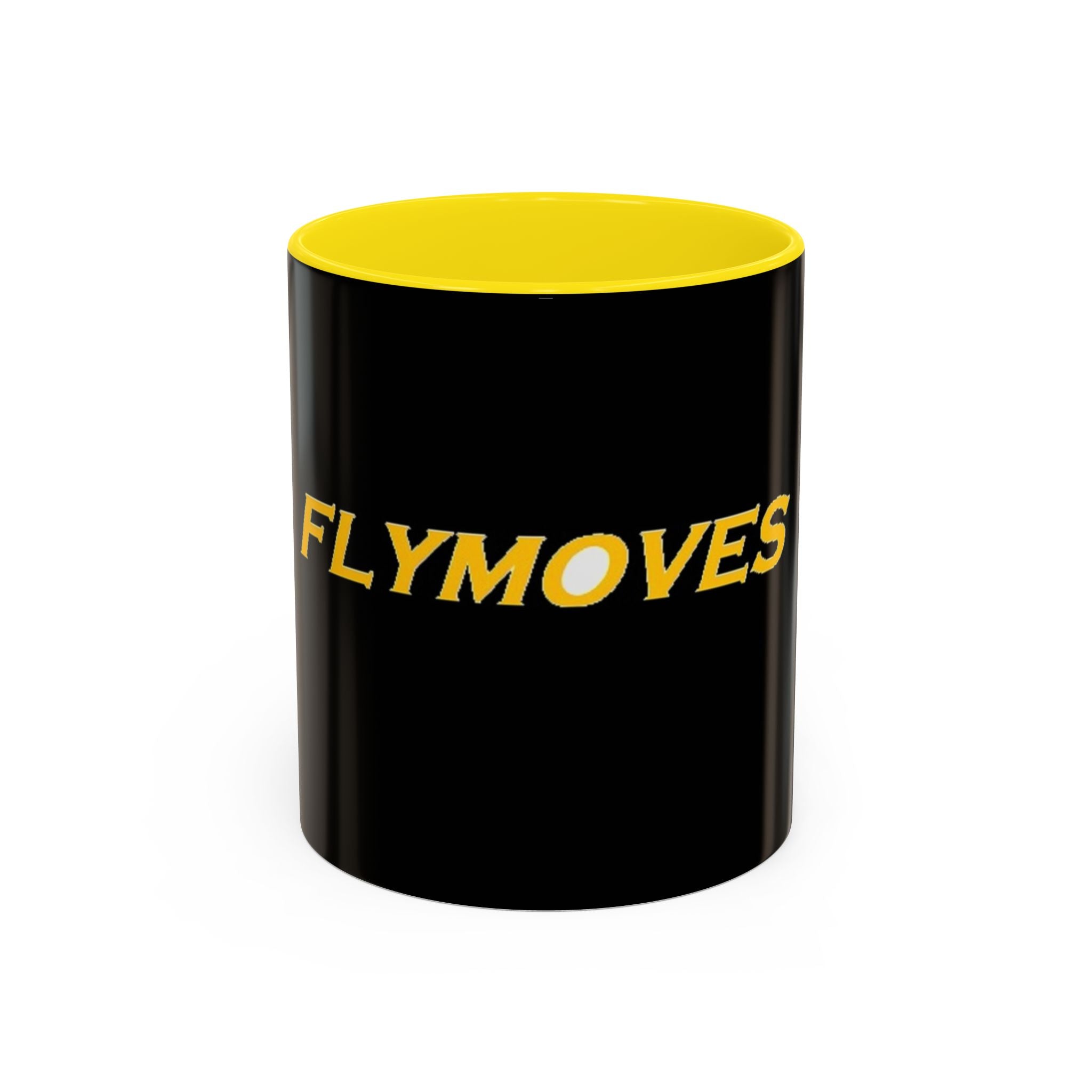 FlyMoves Logo Coffee Mug — Black Accent 11/15oz