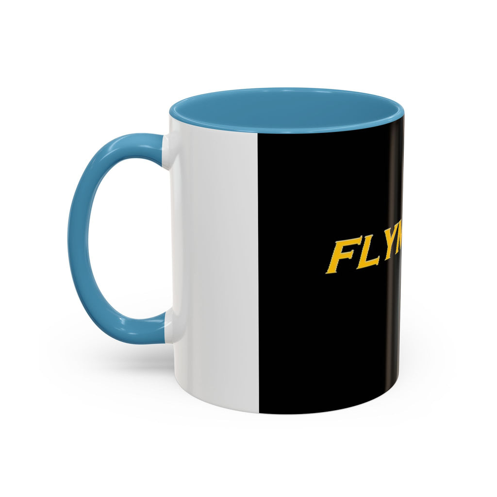 FlyMoves Logo Coffee Mug — Black Accent 11/15oz