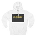 FlyMoves Hoodie — Bold Yellow Logo Fleece Pullover