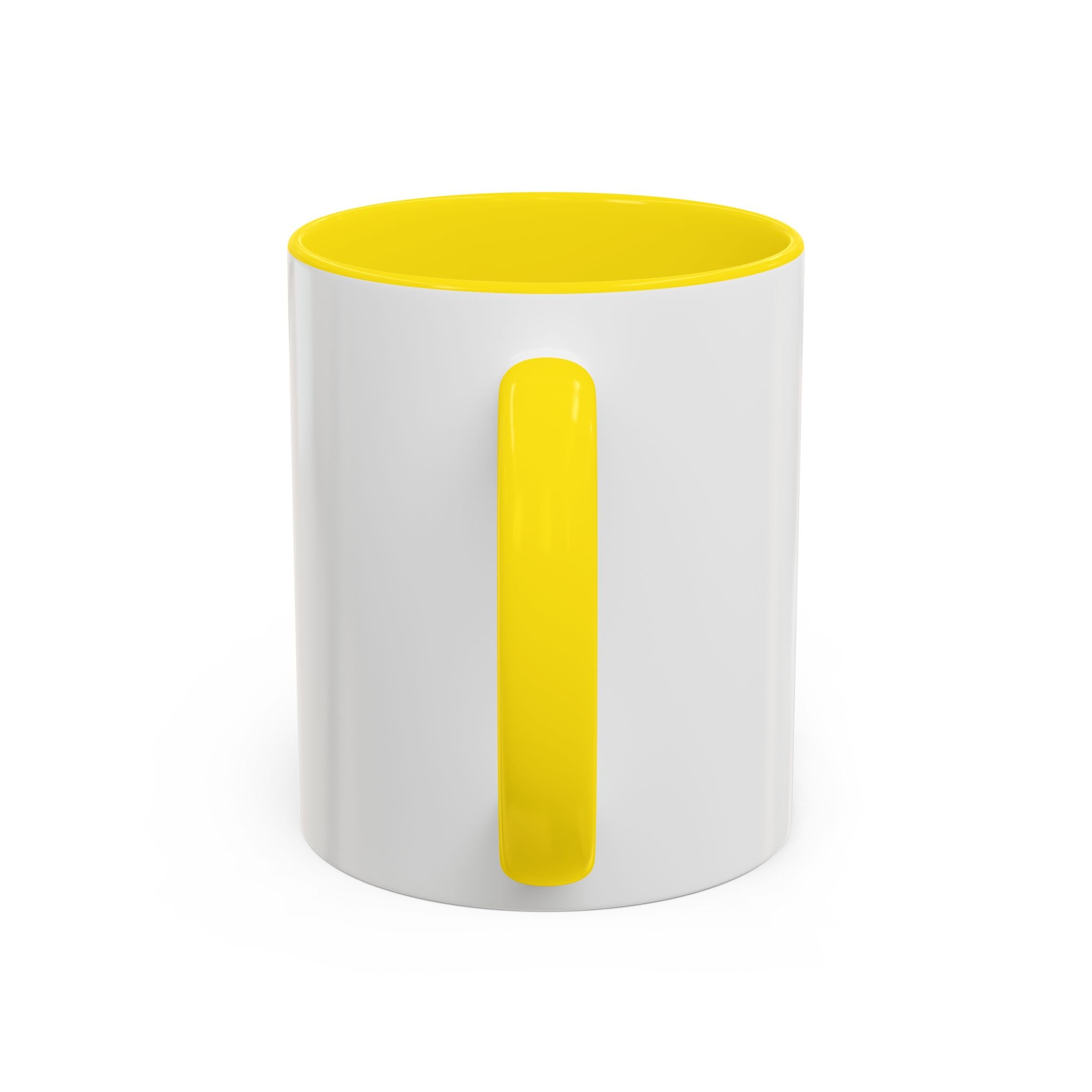 Flyest! Accent Coffee Mug — Bold Black & Yellow Motivational Coffee Cup (11/15oz)