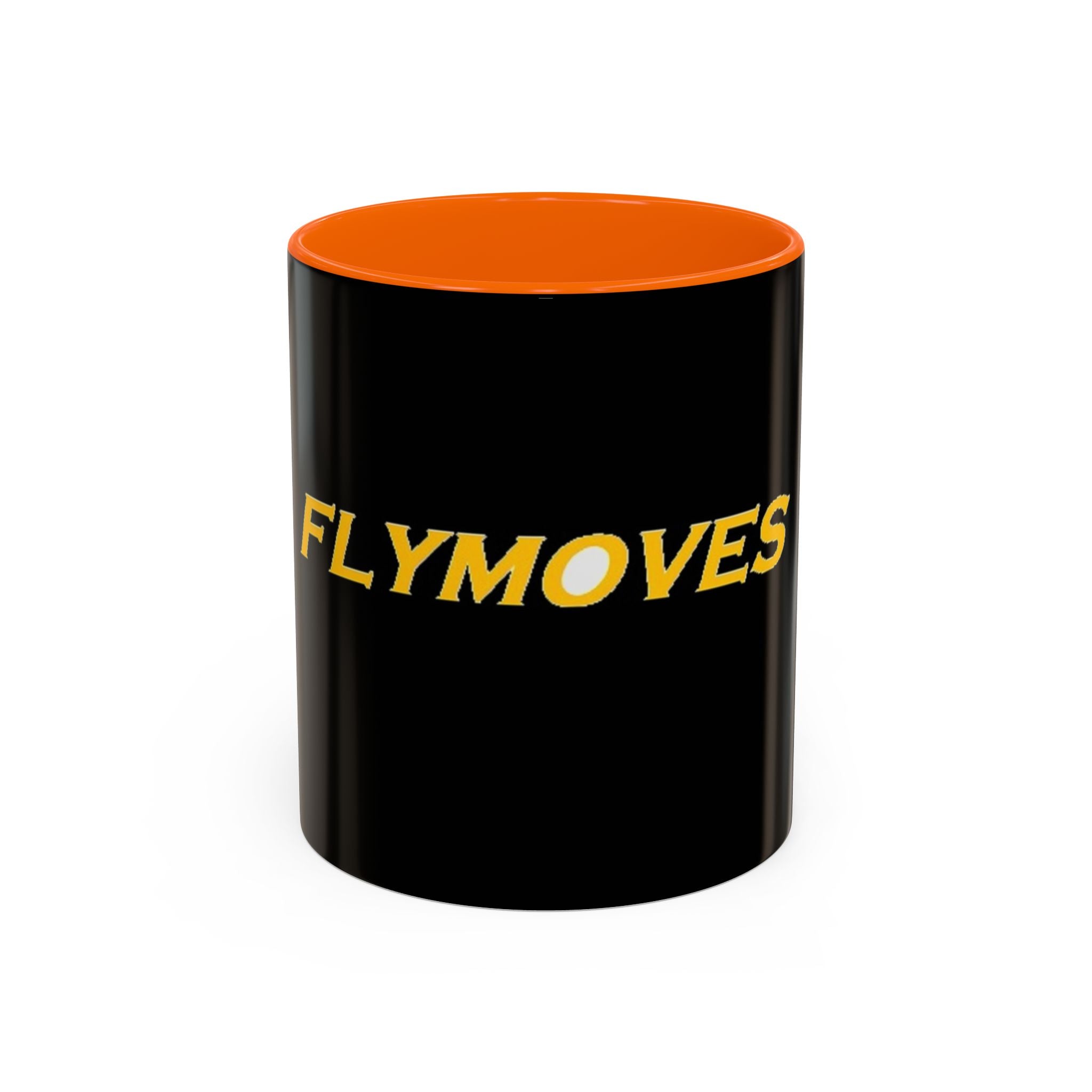 FlyMoves Logo Coffee Mug — Black Accent 11/15oz